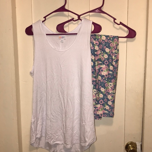 LuLaRoe Other - LulaRoe Outfit - XL tank, OS leggings